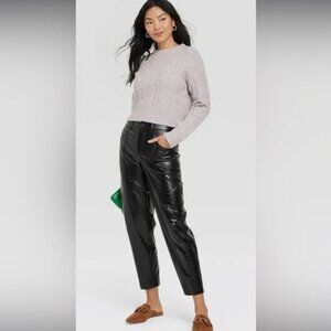 NWT Faux Leather Snakeprint Pants